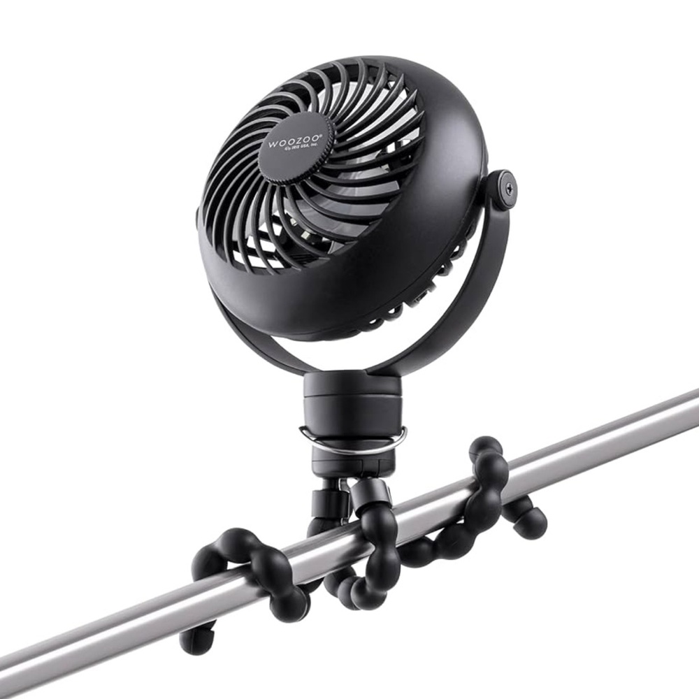 Rechargeable Personal Fan — Black - Picture 8 of 12